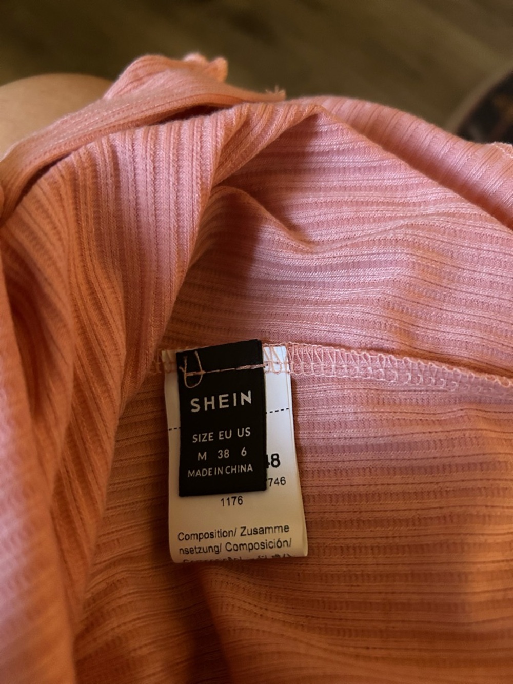 SHEIN Pink Ribbed Button-Front Cami Tank - Picture 10 of 10